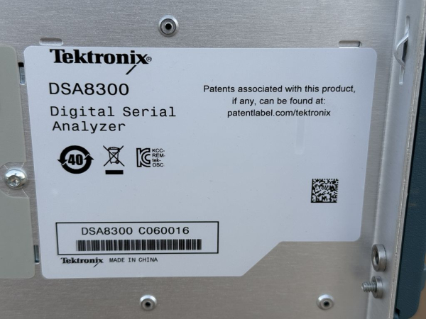 Tektronix DSA8300 Digital Serial Analyzer with 2x 80A02 & 2x 80E08B TDR/Sampling Sets used