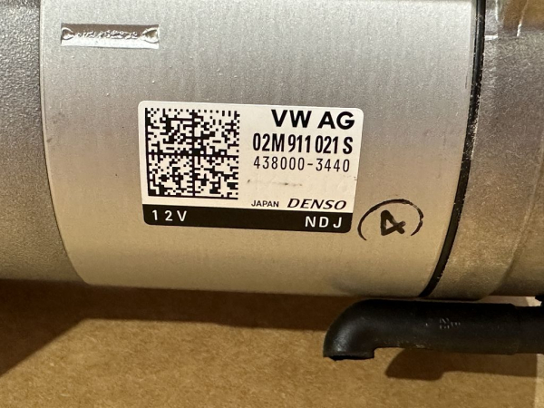 02M911021S 02M911021SX original Audi TT TTS Anlasser 2.0 TDI CUNA NEU