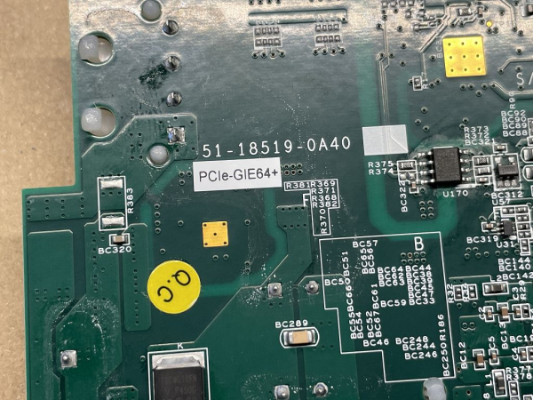 51-18519-0A40 PCIe-GIE64+ 4 Port Gigabit Ethernet Camera Card