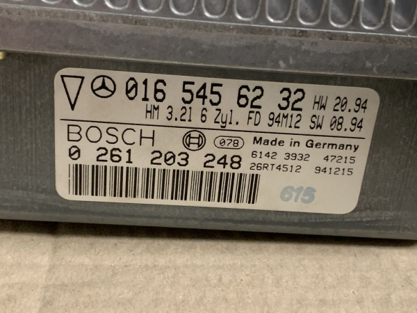 A0165456232 0261203248 engine control unit Mercedes R129 SL320 104.991