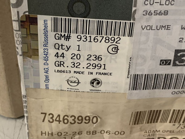 93167892 4420236 476600457R ABS module Opel Movano Renault Master NEW