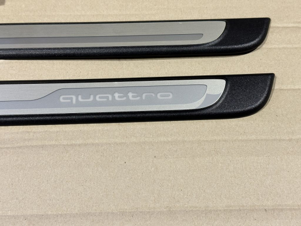 8V0071300B original Audi A3 Quattro illuminated door sill panels NEW