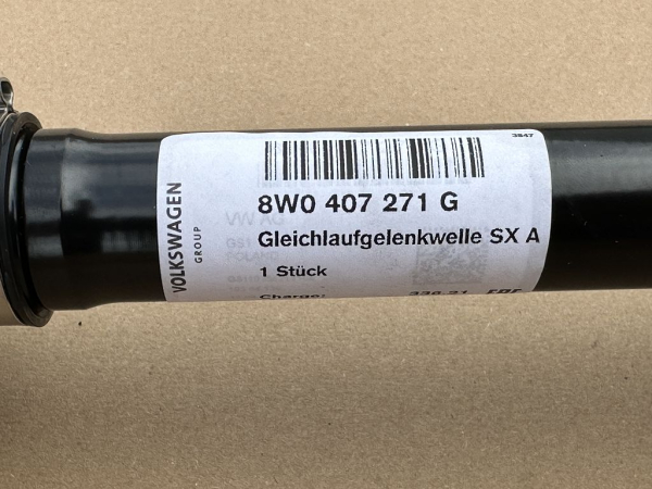 8W0407271G original Audi A4 A5 S4 S5 Gelenkwelle rechts NEU