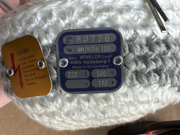 Winkler WM/R2H/100 heating mantle