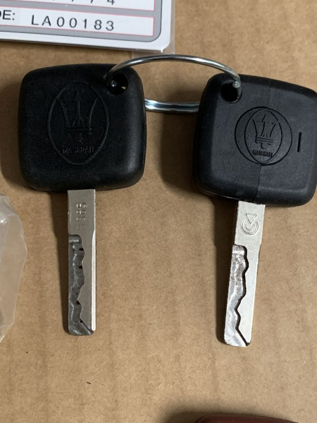 Genuine Maserati Quattroporte Evoluzione key kit NEW