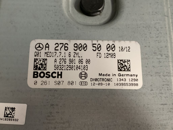 A2769005000 0261S07801 Engine control unit Mercedes NEW