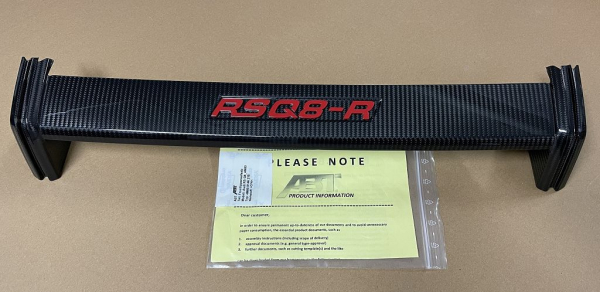 4M808146210 original ABT Carbon front lip attachment RSQ8 4M80 RSQ8-R Logo NEW