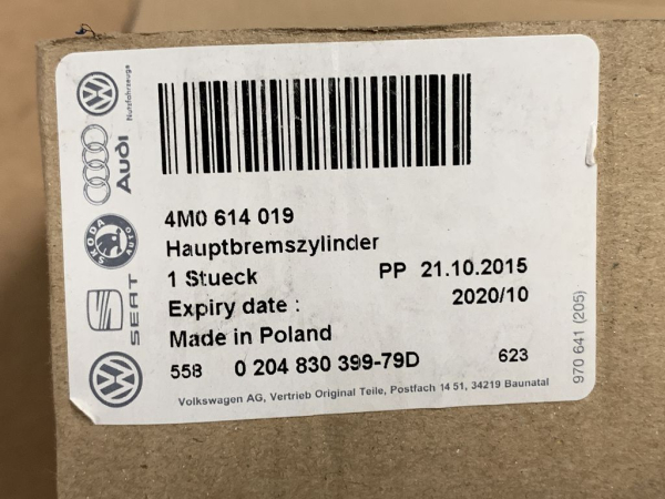4M0614019 Hauptbremszylinder Audi Q7 2016- NEU