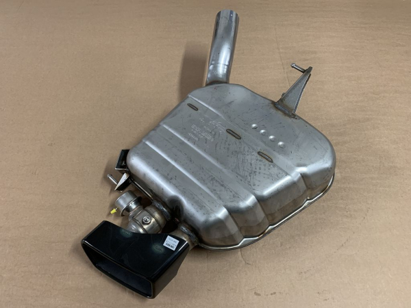 1830-7628069 Nachschalldämpfer Abgasklappe links BMW 650i F13 V8 NEUwertig