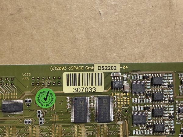 dSPACE DS2202-04 HIL I/O Board Interfacekarte 307033 (gebraucht)