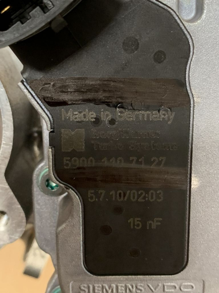 BorgWarner Turbocharger 53049880133 – Porsche 911 (997) Turbo Left Side (NEW, Original)