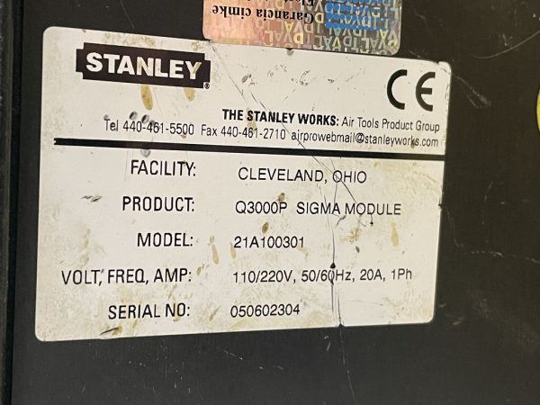 21A100301 Q3000P Sigma module Stanley Electronic EC screwdriver Nutrunner control
