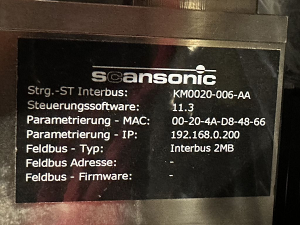 Scansonic ALO3-DYD2W-5.3 Laser Head KG0087-093-BB / Laser Processing Optics (used, tested)