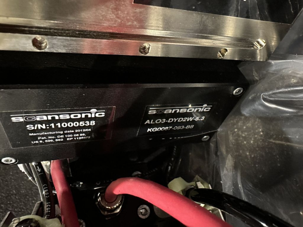 Scansonic ALO3-DYD2W-5.3 Laser Head KG0087-093-BB / Laser Processing Optics (used, tested)
