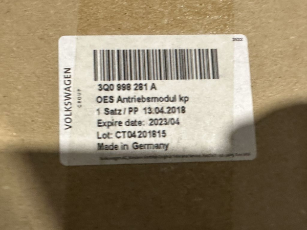 3Q0998281A original VAG servomotor handbrake NEW