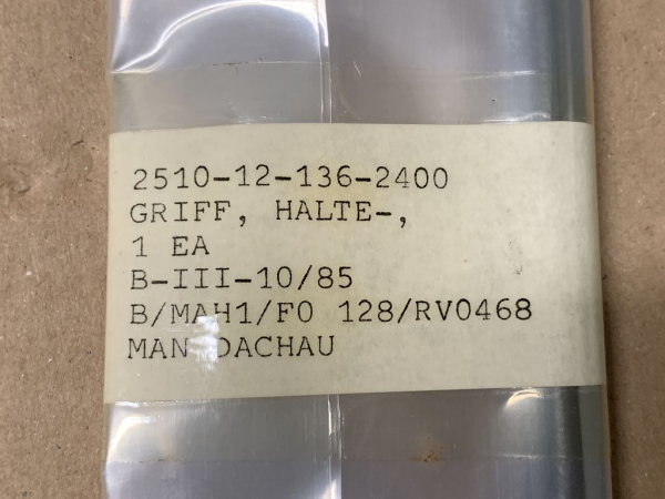 2510-12-136-2400 original Bundeswehr MAN grip NEW