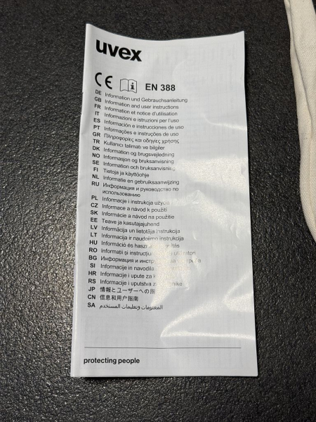 UVEX rubipor XS2001 Assembly Gloves Size 9 (New, 10 Pairs)