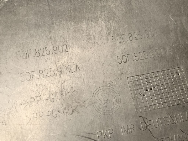 5QF825901 Underride protection 1.4 TSI Tiguan Audi Q3 NEW