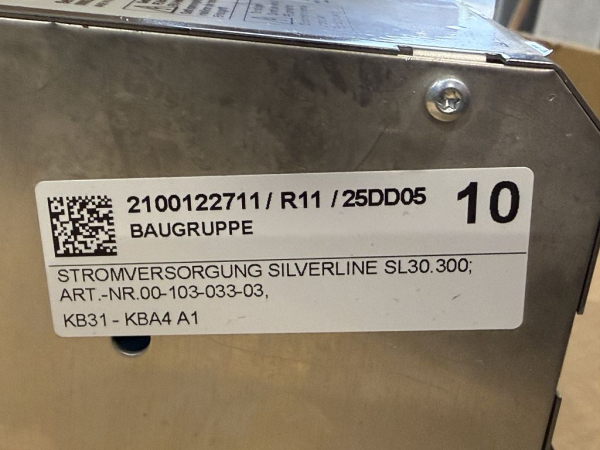 MGV PH1003-2840 Stromversorgung Netzteil Silverline SL30.300 27.3V 40A (gebraucht)