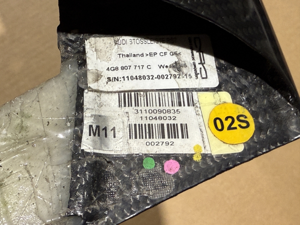 4G8807717C original Audi RS7 carbon spoiler front lower