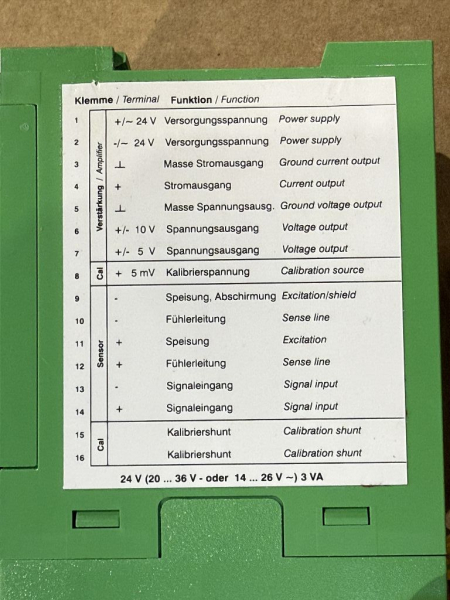 burster Verstärkermodul Typ 9243 – Artikelnummer: burster-9243 (gebraucht)