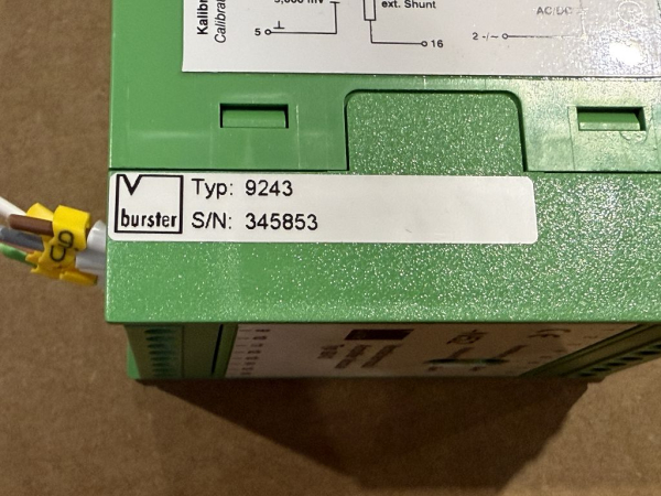 burster Verstärkermodul Typ 9243 – Artikelnummer: burster-9243 (gebraucht)