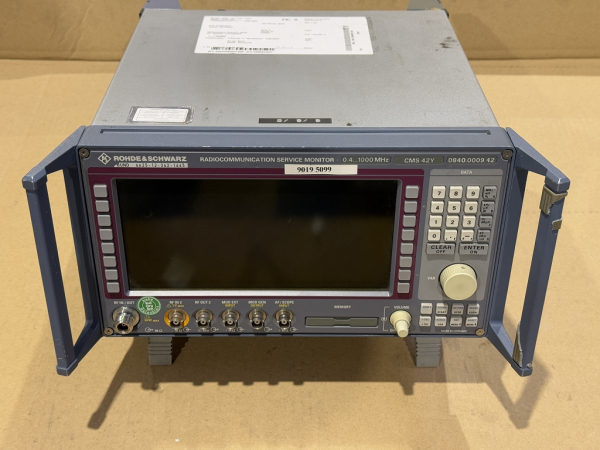 0840.0009.42 Rohde & Schwarz CMS 42 Y Radiocommunication Service Monitor (0,4 – 1.000 MHz) mit Option CMS-B49 SN:846697/047