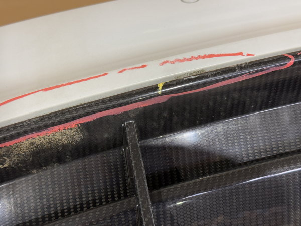 Stoßfängerabdeckung hinten Audi RS7 4G Performance 2Y2Y S9R Gletscherweiß Metallic