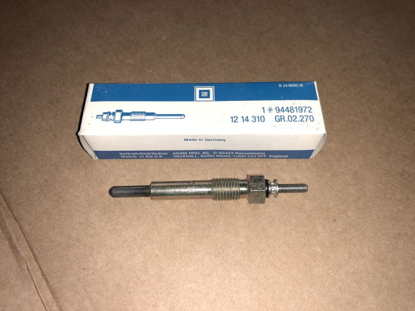 4x 94481972 1214310 Glow plug Original Opel Astra-F 1.7 TDS TD NEW