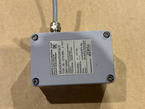 Weber SI-U10-W6 Sensor Interface ±10V