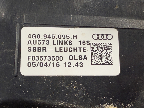 4G8945095H Original Audi RS7 4G Rückleuchte – LED-Schlussleuchte links