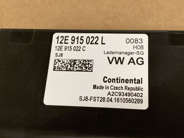 12E915022L original VAG control unit charging voltage e-up! from new cars 14km