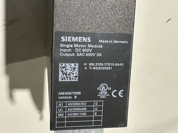 6SL3120-2TE13-0AA3 original Siemens SINAMICS S120 Double Motor Modul