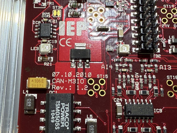 IEP CAN-M3IO – I/O Module / Control Board (used)
