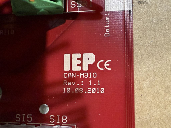 IEP CAN-M3IO – I/O Module / Control Board (used)