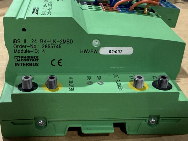 Phoenix Contact INTERBUS IBS IL 24 BK-LK-2MBD Busklemme Modul Order-No. 2855745 (gebraucht)
