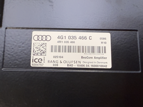 4G1035466C Original Bang & Olufsen Verstärker Audi RS7 4G Performance