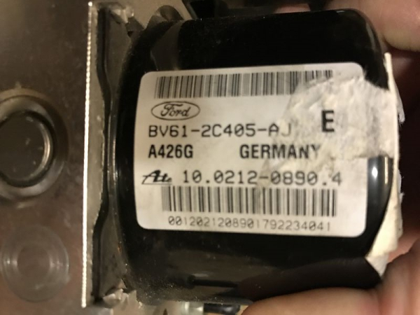 BV61-2C405-AJ 10.0961-0194.3 10.0212-0890.4 Ford Mazda ABS ESP unit module