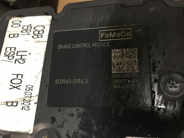 BV61-2C405-AJ 10.0961-0194.3 10.0212-0890.4 Ford Mazda ABS ESP unit module