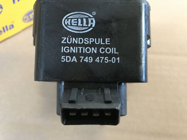 5DA-749-475-011 9616597080 5970.49 HELLA Ignition Coil Peugeot Citroen