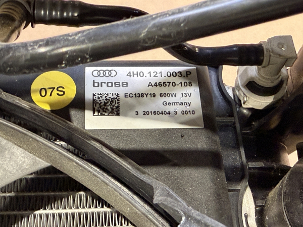 Original Audi RS7 4G Performance Kühlerpaket, Schlossträger, Kühlerlüfter, Ölkühler ....