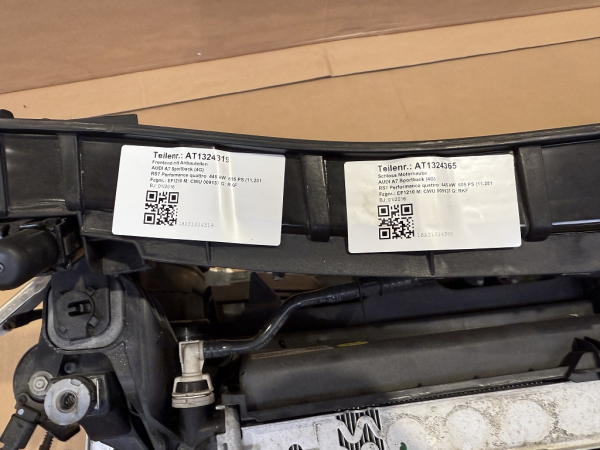 Original Audi RS7 4G Performance Kühlerpaket, Schlossträger, Kühlerlüfter, Ölkühler ....