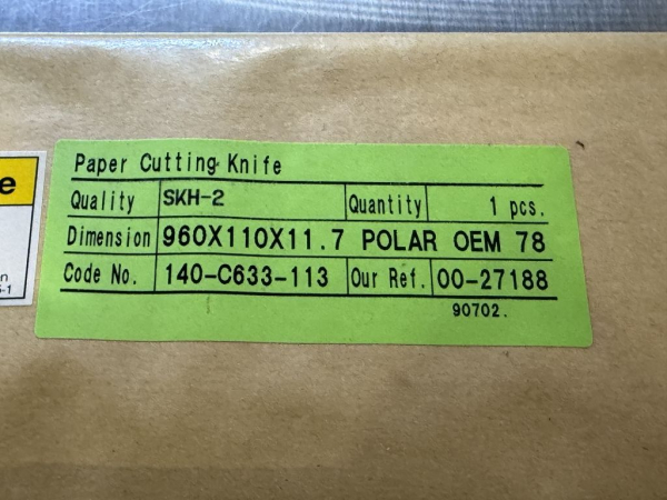 MOHR POLAR D 80 PLUS cutting machine M080-20 (used)