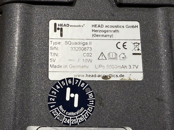 HEAD acoustics SQuadriga II – Item No. C02 (used)
