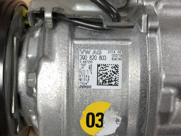 3Q0820803 Original Denso VW Klimakompressor NEU Lagerspuren