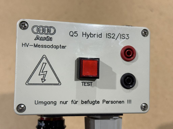 Audi Q5 Hybrid IS2/IS3 HV-Messadapter – Hochvolt-Adapterkabel (gebraucht, Audi AG)