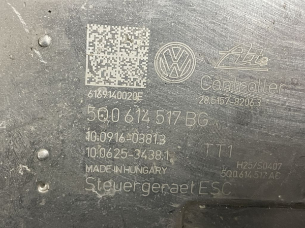 5Q0614517BG orig. VAG ABS-ESC unit control unit