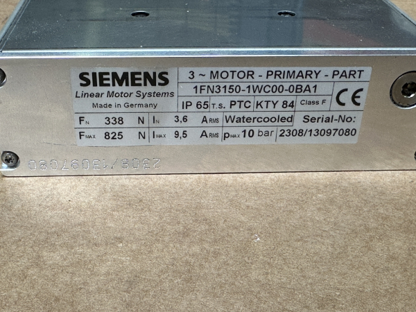 1FN3150-1WC00-0BA1 Linear motor Siemens SIMOTICS L primary part NEW