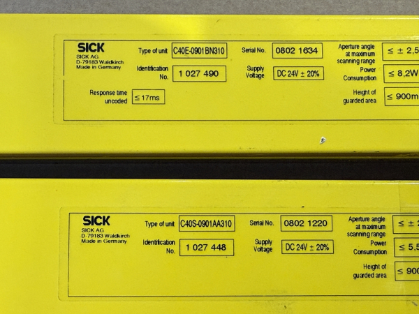 SICK C4000 ECO Lichtvorhang 1027490 1027448 C40E-0901BN310 C40S-0901AA310