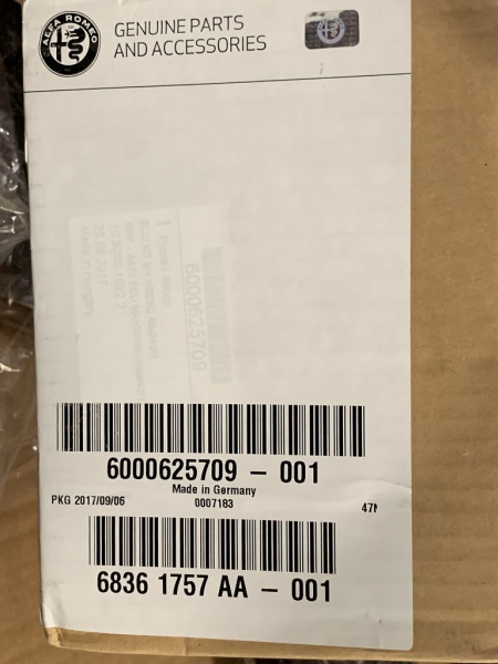 6000625709 10091528113 ABS control unit Alfa Romeo Giulietta NEW